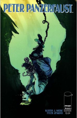 Peter Panzerfaust 18 published by Image with cover art by Tyler Jenkins