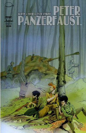 Peter Panzerfaust 19 published by Image with cover art by Tyler Jenkins