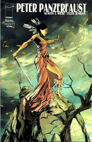 Peter Panzerfaust 20 published by Image with cover art by Tyler Jenkins