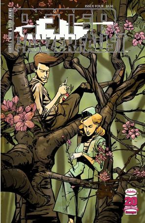 Peter Panzerfaust 4 published by Image with cover art by Tyler Jenkins