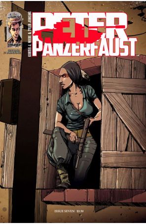 Peter Panzerfaust 7 (2nd) published by Image with cover art by Tyler Jenkins