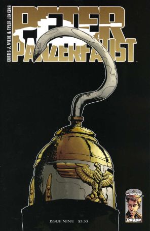 Peter Panzerfaust 9 published by Image with cover art by Tyler Jenkins