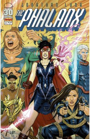 The Phalanx 1 published by Image with cover art by Jonathan Luna