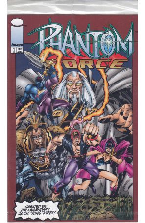 Phantom Force 1C published by Image with cover art by Jack Kirby