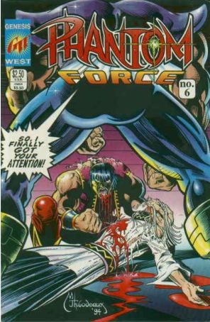 Phantom Force 6 published by Genesis West with cover art by Michael Thibodeaux