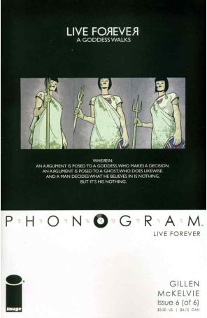 Phonogram 6 published by Image with cover art by Jamie McKelvie