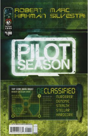 Pilot Season: Declassified 1 published by Image with cover art by Marc Silvestri