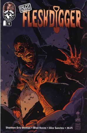 Pilot Season: Fleshdigger 1 published by Image with cover art by Francesco Francavilla