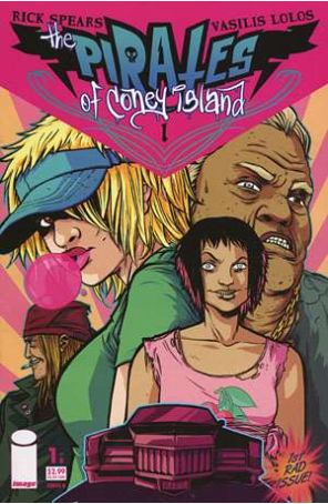 The Pirates of Coney Island 1B published by Image with cover art by Becky Cloonan