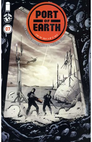Port of Earth 7 published by Image with cover art by Andrea Mutti