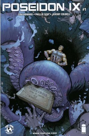 Poseidon IX 1A published by Image with cover art by Phillip Sevy