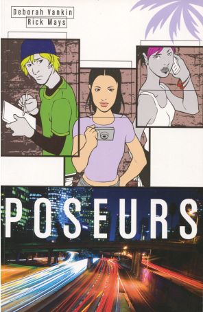 Poseurs TPB 1 published by Image with cover art by Rick Mays and Laila Derakhshanian