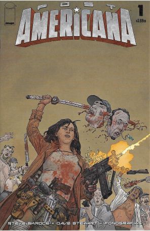 Post Americana 1A published by Image with cover art by Geof Darrow