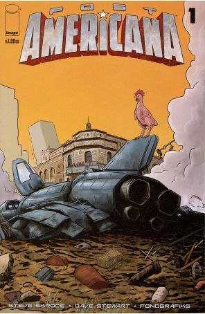 Post Americana 1B published by Image with cover art by Pia Guerra