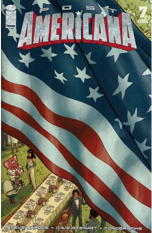 Post Americana 7 published by Image with cover art by Steve Skroce