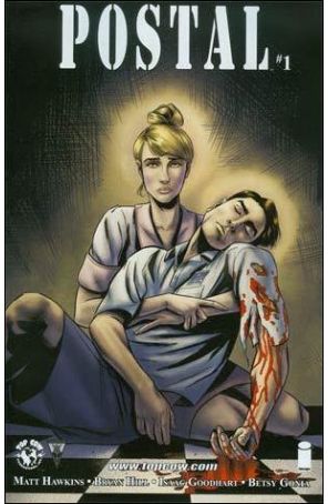 Postal 1B published by Image with cover art by Isaac Goodhart