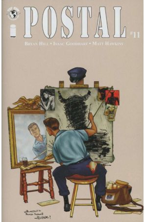 Postal 11B published by Image with cover art by Isaac Goodhart