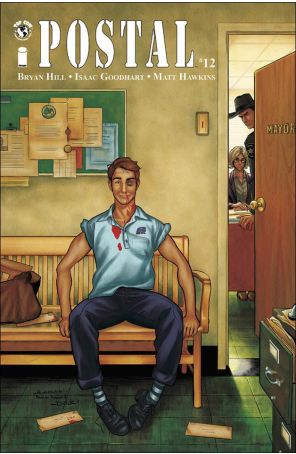 Postal 12B published by Image with cover art by Isaac Goodhart