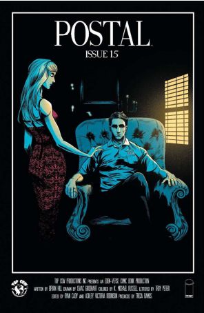 Postal 15B published by Image with cover art by Isaac Goodhart