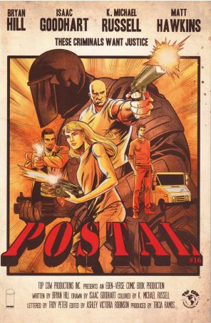 Postal 16B published by Image with cover art by Isaac Goodhart