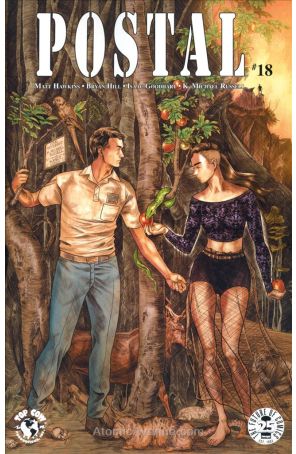 Postal 18 published by Image with cover art by Isaac Goodhart