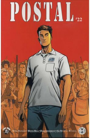 Postal 22 published by Image with cover art by Isaac Goodhart