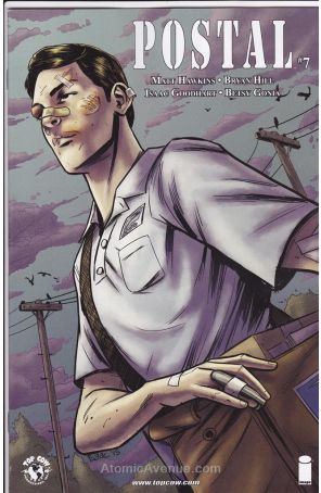 Postal 7B published by Image with cover art by Isaac Goodhart
