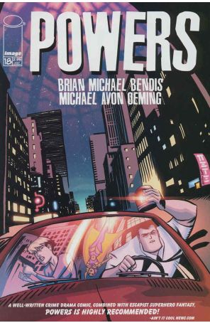 Powers 18 published by Image with cover art by Michael Avon Oeming