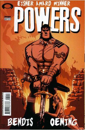 Powers 32 published by Image with cover art by Michael Avon Oeming