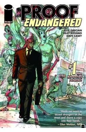 Proof Endangered 1 published by Image with cover art by Riley Rossmo