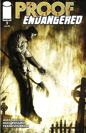 Proof Endangered 5 published by Image with cover art by Menton Matthews III