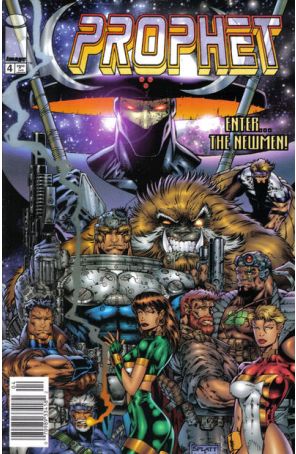 Prophet (Vol. 2) 4 (Newsstand) published by Image with cover art by Stephen Platt