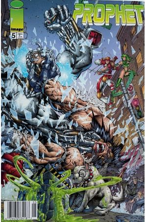 Prophet (Vol. 2) 5 (Newsstand) published by Image with cover art by Stephen Platt