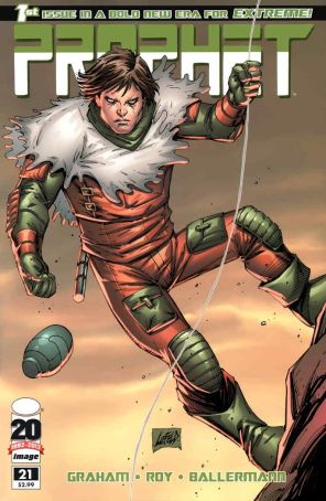 Prophet 21A published by Image with cover art by Rob Liefeld