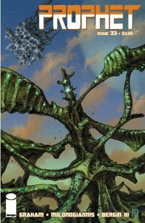 Prophet 33 published by Image with cover art by Fil Barlow