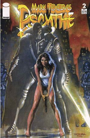 Pscythe 2 published by Image with cover art by Mark Texeira and Jordan Raskin