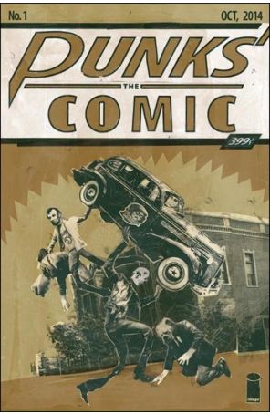 Punks: The Comic 1C published by Image with cover art by Kody Chamberlain