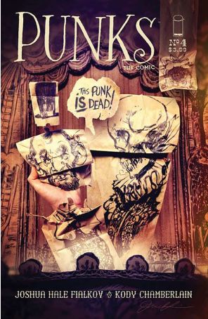Punks: The Comic 4B published by Image with cover art by Joe Infurnari