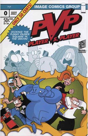PvP (Vol. 2) 0 published by Image with cover art by Scott Richard Kurtz