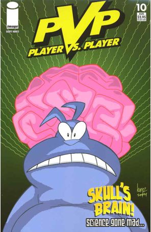 PvP (Vol. 2) 10 published by Image with cover art by Scott Richard Kurtz