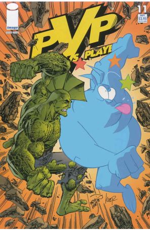 PvP (Vol. 2) 11 published by Image with cover art by Erik Larsen and Scott Richard Kurtz