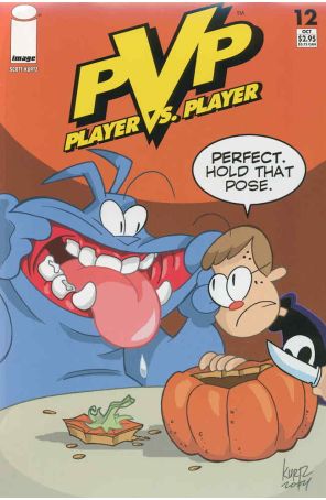PvP (Vol. 2) 12 published by Image with cover art by Scott Richard Kurtz