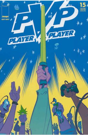 PvP (Vol. 2) 15 published by Image with cover art by Scott Richard Kurtz