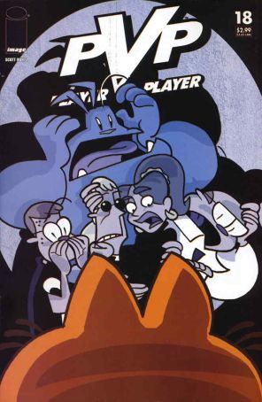 PvP (Vol. 2) 18 published by Image with cover art by Scott Richard Kurtz