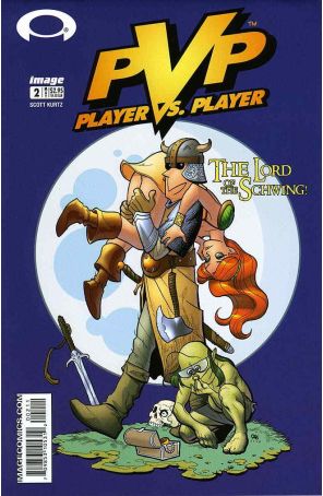 PvP (Vol. 2) 2 published by Image with cover art by Frank Cho