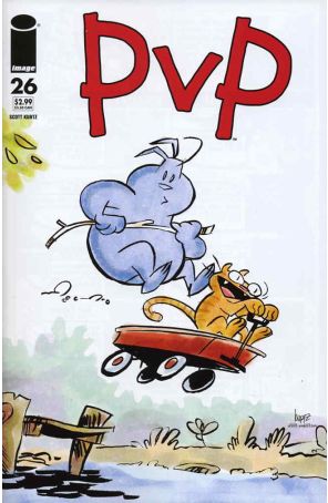 PvP (Vol. 2) 26 published by Image with cover art by Scott Richard Kurtz