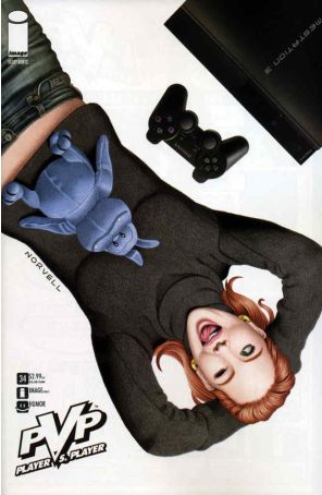 PvP (Vol. 2) 34 published by Image with cover art by Norvell