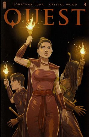 Quest (Image) 3 published by Image with cover art by Jonathan Luna