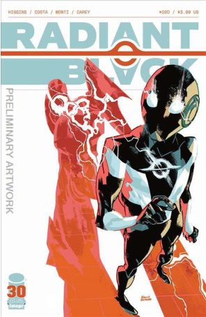 Radiant Black 20B published by Image with cover art by Bruno Oliviera