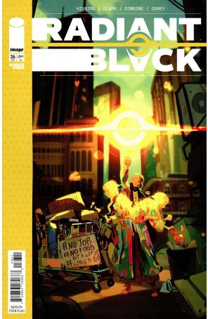 Radiant Black 36A published by Image with cover art by Stefano Simeone